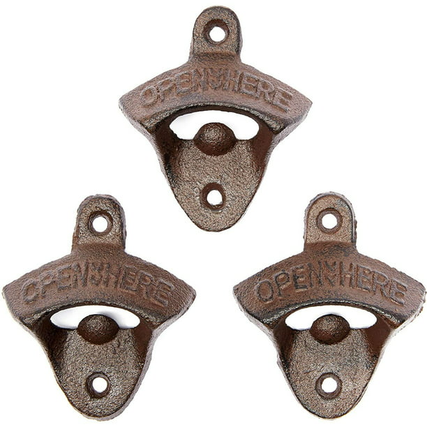 1 x BOTTLE OPENER GUINNESS CAST IRON WALL MOUNTED FIXINGS ** FREE P&P** 
